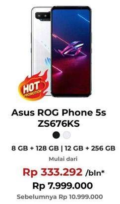 Promo Harga Asus ROG Phone 5s 12 GB + 256 GB, 8 GB + 128 GB  - Erafone