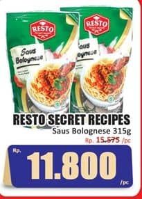 Promo Harga Resto Secret Recipes Sauce Bolognese 315 gr - Hari Hari
