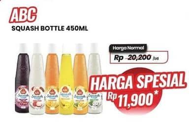 Promo Harga ABC Syrup Squash Delight 460 ml - Carrefour