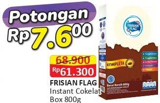 Promo Harga FRISIAN FLAG Susu Bubuk Cokelat 800 gr - Alfamart