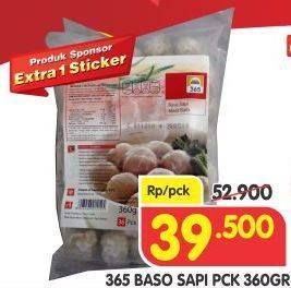 Promo Harga 365 Baso Sapi 360 gr - Superindo