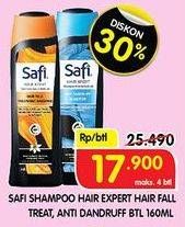 Promo Harga SAFI Shampoo Hair Fall Treat, Anti Dandruff 160 ml - Superindo