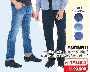 Promo Harga MARTINELLI Mens Jeans Blue, Navy, Black  - Lotte Grosir