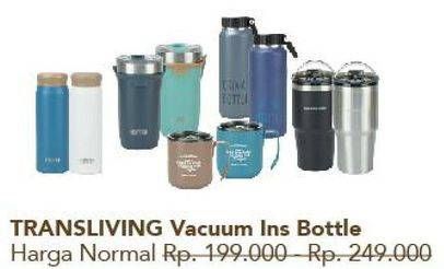 Promo Harga Trans Living Vacuum Bottle & Mug  - Carrefour