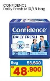 Promo Harga Confidence Adult Pants Daily Fresh L8, M9 8 pcs - Indomaret