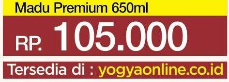 Promo Harga MADURASA Madu Asli Premium 650 ml - Yogya