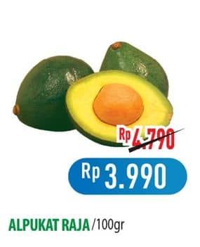 Promo Harga Alpukat Raja per 100 gr - Hypermart