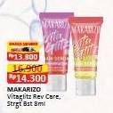 Promo Harga Makarizo Vita Glitz Hair Serum Revitalizing Care, Strength Booster 8 ml - Alfamart