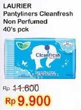 Promo Harga Laurier Pantyliner Cleanfresh NonPerfumed 40 pcs - Indomaret