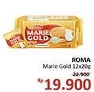 Promo Harga ROMA Marie Gold per 12 pcs 20 gr - Alfamidi