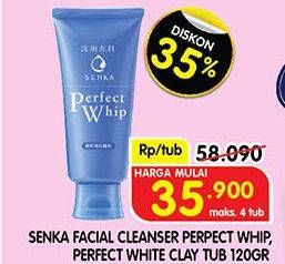 Promo Harga SENKA Perfect Whip, Perfect Clay 120 g  - Superindo