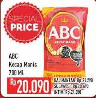 Promo Harga ABC Kecap Manis 700 ml - Hypermart