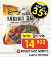 Promo Harga Bernardi Bakso Instan 8 pcs - Superindo