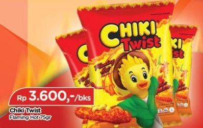 Promo Harga Chiki Twist Snack Flaming Hot 75 gr - TIP TOP