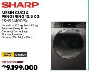 Promo Harga Sharp ES-FL1410DPX  - COURTS