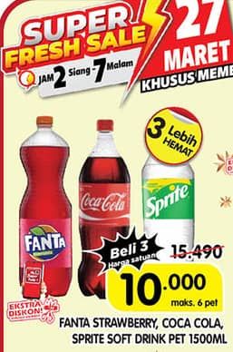 Promo Harga Coca Cola/Fanta/Sprite  - Superindo
