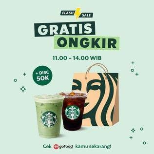 Promo Harga Gratis Ongkir  - Starbucks