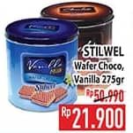 Promo Harga Biskitop Stilwel Wafer Cream Chocolate, Vanilla Milk 275 gr - Hypermart