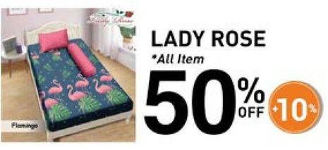 Promo Harga INTERNAL LADY ROSE Sprei All Variants  - Carrefour