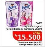 Promo Harga ATTACK Easy Detergent Liquid Purple Blossom, Romantic Flower 750 ml - Alfamidi