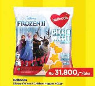 Promo Harga BELFOODS Nugget Chicken Nugget Frozen 400 gr - TIP TOP