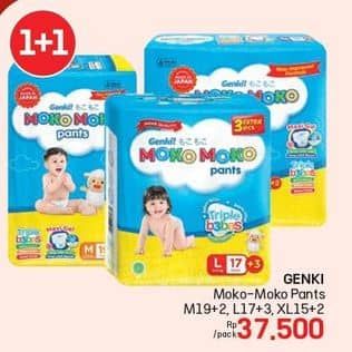 Promo Harga Genki Moko Moko Pants M19+2, L17+3, XL15+2 17 pcs - Lotte Grosir
