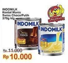 Promo Harga Indomilk Susu Kental Manis Cokelat, Plain 370 gr - Indomaret