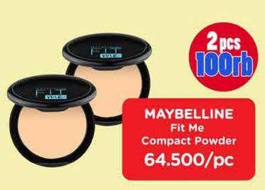 Promo Harga MAYBELLINE Fit Me Compact Powder  - Watsons