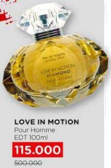 Promo Harga Love In Motion Diamond Pour Homme  - Watsons