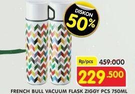 Promo Harga FRENCH BULL Vacuum Flask Ziggy  - Superindo