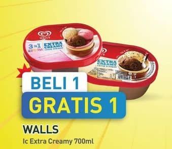 Promo Harga Walls Ice Cream 700 ml - Hypermart