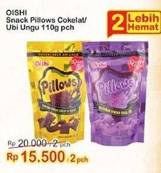Promo Harga OISHI Pillows Coklat, Ubi per 2 pouch 110 gr - Indomaret