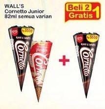 Promo Harga WALLS Cornetto All Variants 82 ml - Indomaret
