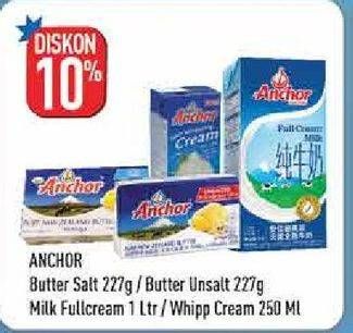Promo Harga ANCHOR Butter/Milk/Whipping Cream  - Hypermart