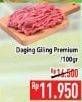 Promo Harga Daging Giling Sapi Premium per 100 gr - Hypermart