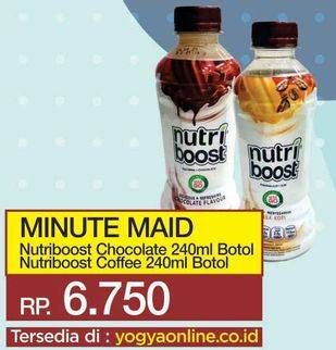 Promo Harga MINUTE MAID Nutriboost Chocolate, Coffee 240 ml - Yogya