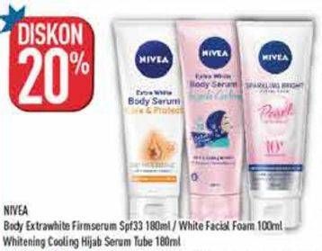 Promo Harga Nivea Body Serum/Facial Foam  - Hypermart
