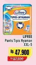 Promo Harga Lifree Popok Celana Tipis & Nyaman Bergerak XXL5 5 pcs - Alfamart