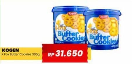 Promo Harga Kogen K-Fox Butter Cookies 300 gr - Yogya