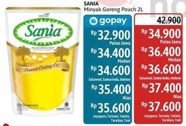 Promo Harga Sania Minyak Goreng 2000 ml - Alfamidi