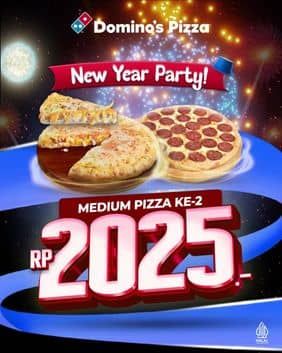 Promo Harga New Year Party  - Domino Pizza