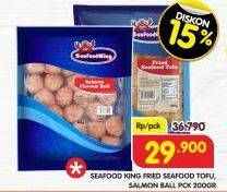 Promo Harga SEAFOOD KING Fried Seafood Tofu, Salmon Ball  - Superindo