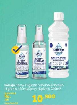Promo Harga SAHAJA Spray Higienis 50 ml - Carrefour