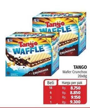 Promo Harga TANGO Waffle Crunch Chox per 20 pcs 8 gr - Lotte Grosir
