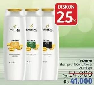 Promo Harga Pantene Shampoo/Conditioner  - LotteMart