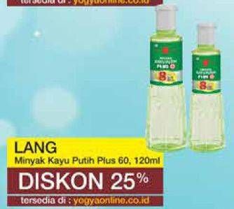Promo Harga CAP LANG Minyak Kayu Putih Plus 60 ml - Yogya