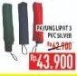 Promo Harga Payung Lipat PVC Silver  - Hypermart