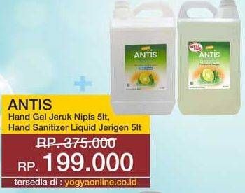 Promo Harga ANTIS Hand Sanitizer Gel & Liquid  - Yogya