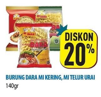 Promo Harga Burung Dara Mi Kering/Mie Urai  - Hypermart