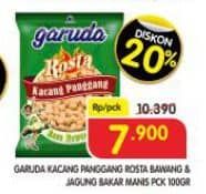 Promo Harga Garuda Rosta Kacang Panggang Rasa Bawang, Jagung Bakar, Jagung Manis 100 gr - Superindo